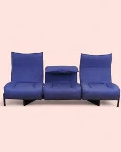 Pamono Veranda Modular 3-Seater Sofa attributed to Vico Magistretti for Cassina, 1980s, Set of 3 Best