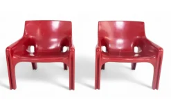 Pamono Vicario Armchairs by Vico Magistretti for Artemide, 1970s Best