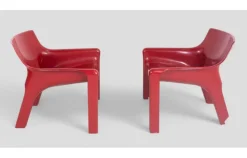 Pamono Vicario Armchairs by Vico Magistretti for Artemide, 1970s Best