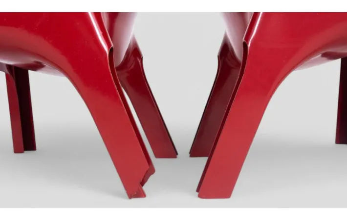 Pamono Vicario Armchairs by Vico Magistretti for Artemide, 1970s Best