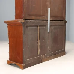 Pamono Victorian Bookcase Mahogany with Carvings, Italy, 19th Century Best