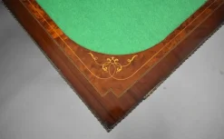 Pamono Victorian Burr Walnut Inlaid Card Table, 1860s Sale