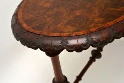 Pamono Victorian Burr Walnut Occasional Table, 1860s Hot