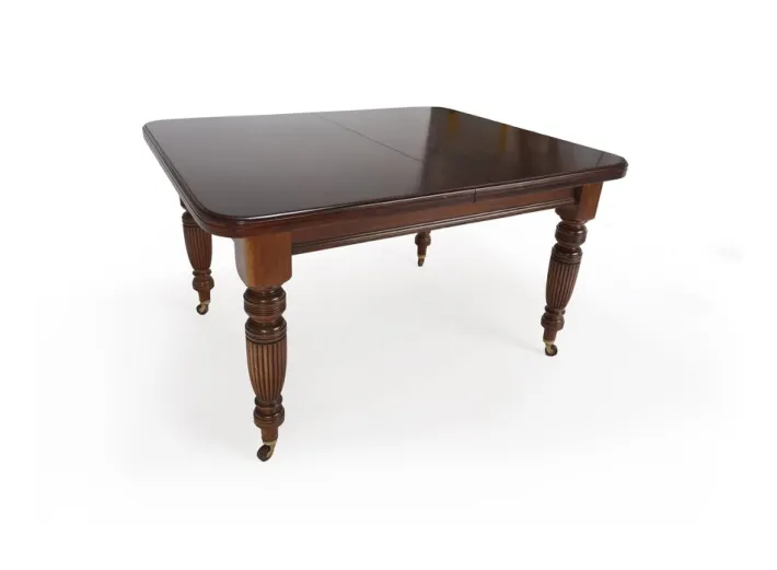 Pamono Victorian Wind Out Mahogany Extending Banquet Dining Table, England, 1910s Best