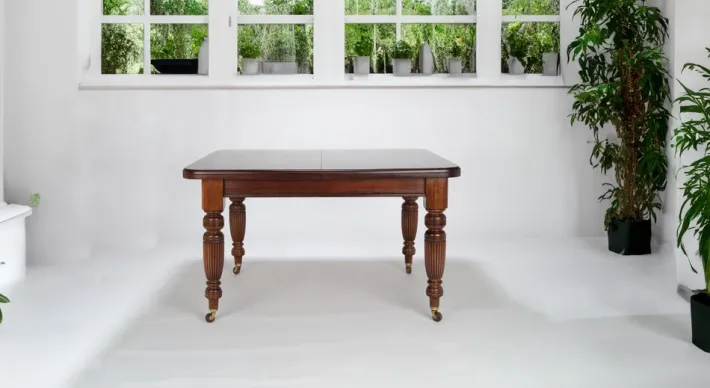 Pamono Victorian Wind Out Mahogany Extending Banquet Dining Table, England, 1910s Best