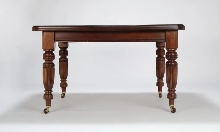 Pamono Victorian Wind Out Mahogany Extending Banquet Dining Table, England, 1910s Best