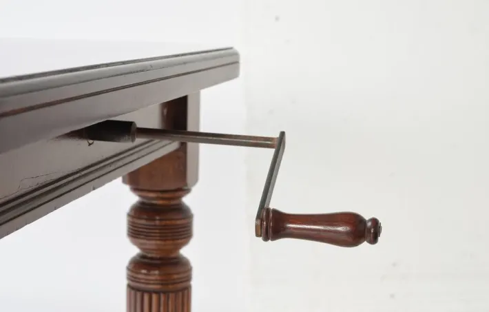 Pamono Victorian Wind Out Mahogany Extending Banquet Dining Table, England, 1910s Best