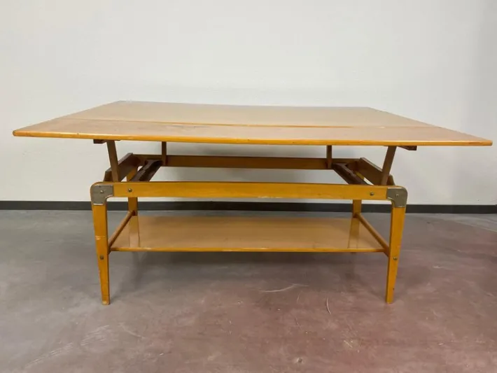 Pamono Vintage Adjustable Conference Table, 1960s Best