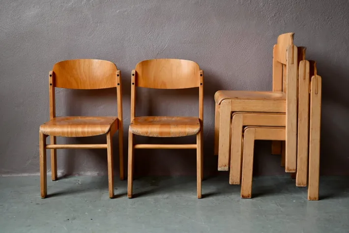 Pamono Vintage All-Wood Childrens School Chair Hot