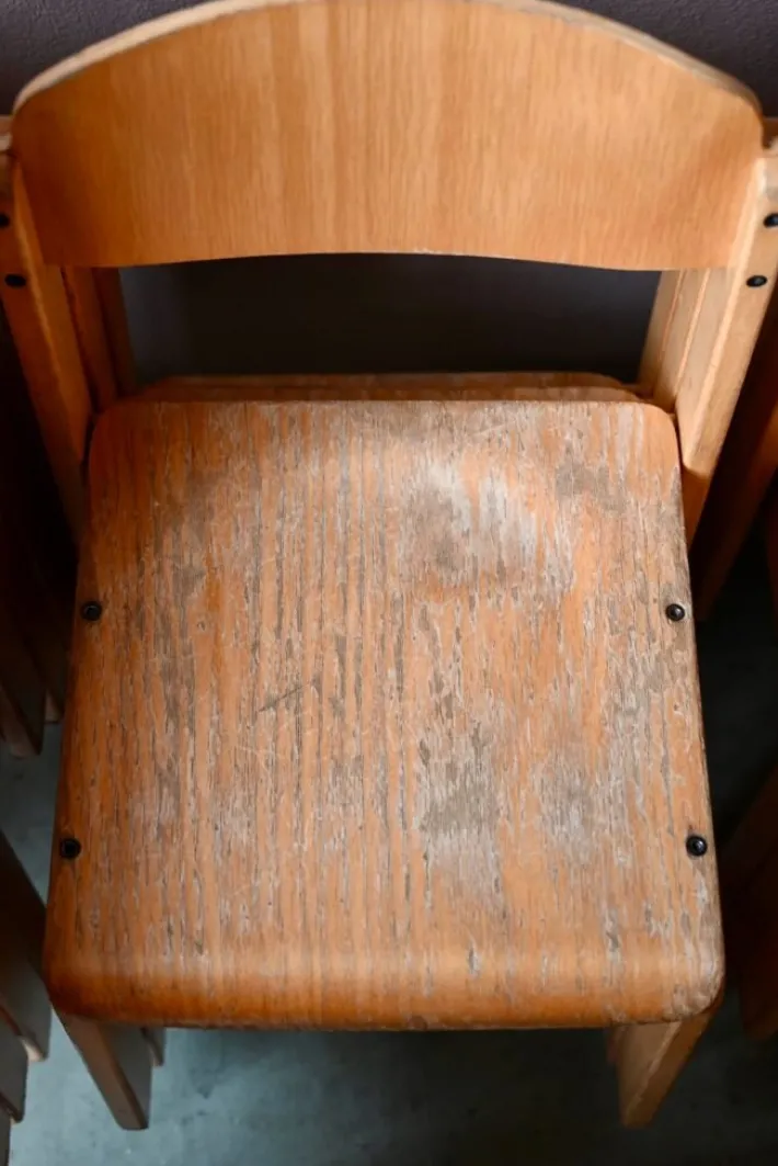 Pamono Vintage All-Wood Childrens School Chair Hot