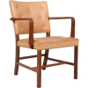 Pamono Vintage Armchair in Leather by Jacob Kjær, 1940s Clearance