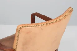 Pamono Vintage Armchair in Leather by Jacob Kjær, 1940s Clearance