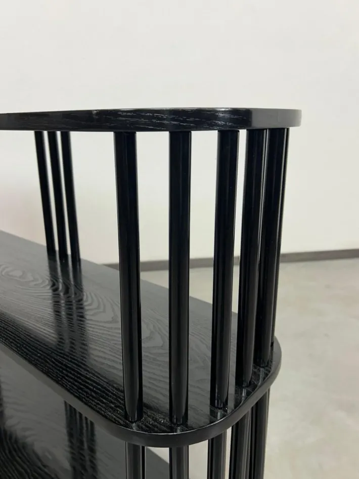 Pamono Vintage Art Deco Black Shelf, 1920s Outlet