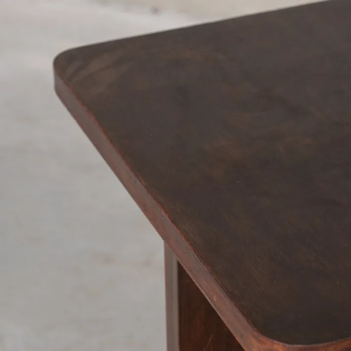 Pamono Vintage Art Deco French Wooden Side Table, 1950s Clearance