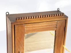 Pamono Vintage Art Deco Wooden Cabinet with Mirror, 1930s Discount