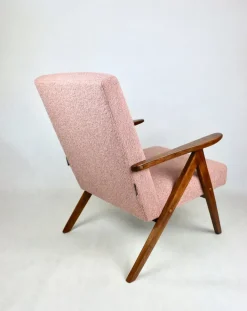 Pamono Vintage B-310 VAR Armchair in Pink Bouclé, 1970s Outlet