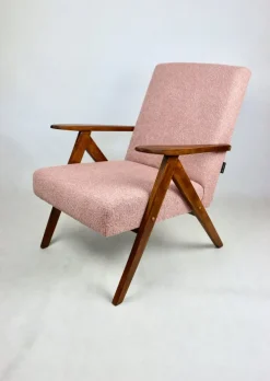 Pamono Vintage B-310 VAR Armchair in Pink Bouclé, 1970s Outlet