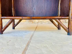 Pamono Vintage Bamboo and Rattan 2-Tier Shelf with Storage, 1960s Clearance