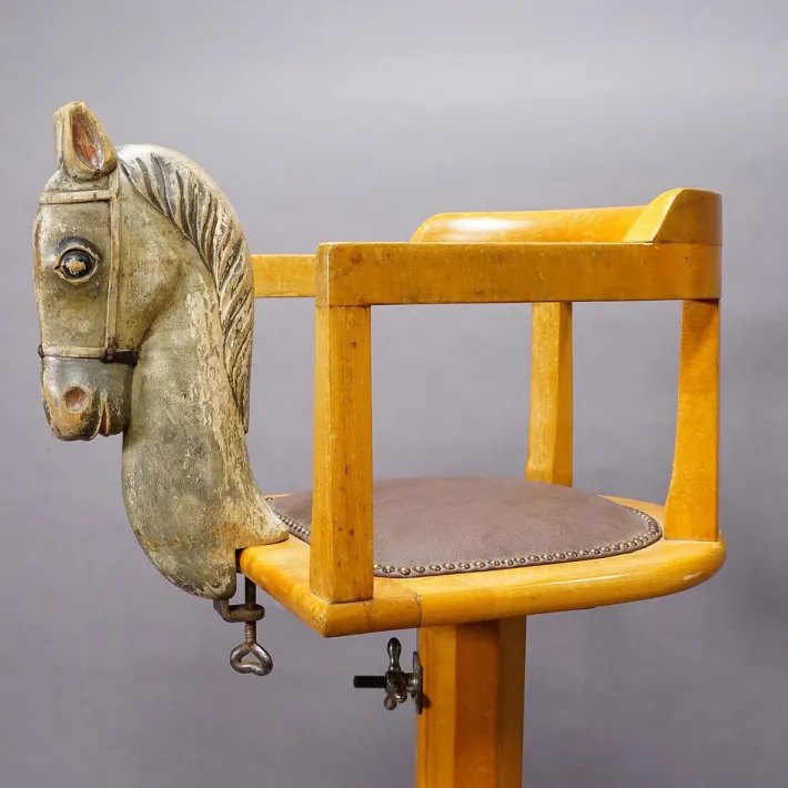 Pamono Vintage Barber Chair for Children, Germany, 1950s