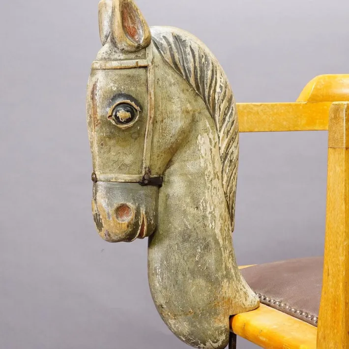 Pamono Vintage Barber Chair for Children, Germany, 1950s