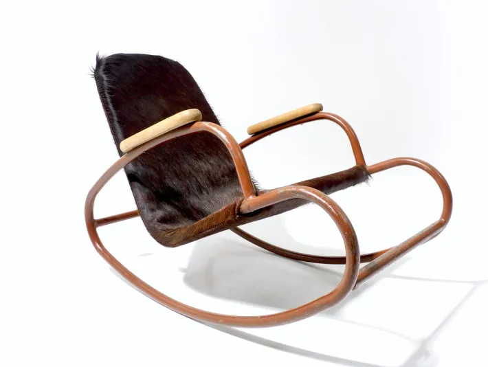 Pamono Vintage Bauhaus Children's Rocking Chair Clearance