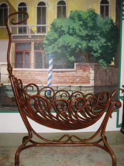 Pamono Vintage Beech Crib, 1920s Sale