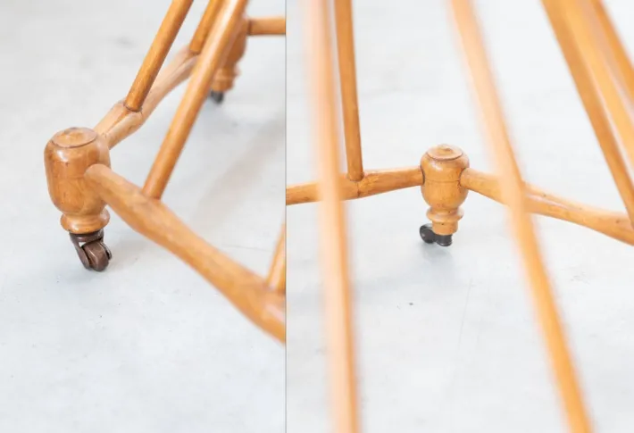 Pamono Vintage Beechwood Baby Walker, 1950s Hot