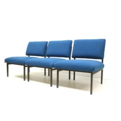 Pamono Vintage Blue Modular 3-Seater Sofa, 1970s, Set of 3 Discount