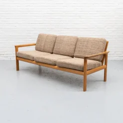 Pamono Vintage Borneo Three-Seater Sofa by Sven Ellekaer for Komfort, 1960s Sale