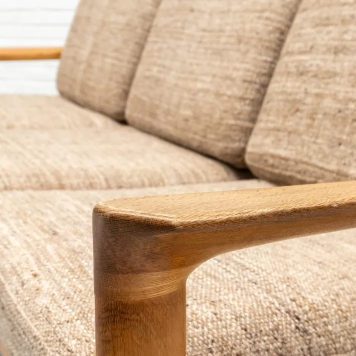 Pamono Vintage Borneo Three-Seater Sofa by Sven Ellekaer for Komfort, 1960s Sale