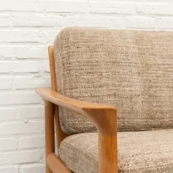 Pamono Vintage Borneo Three-Seater Sofa by Sven Ellekaer for Komfort, 1960s Sale