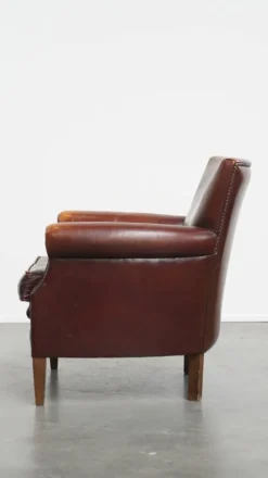Pamono Vintage Brown Sheepskin Armchair Discount