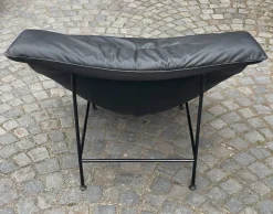 Pamono Vintage Butterfly Black Leather Sofa and Lounge Chairs by Gerard Van Den Berg for Montis, 1980s, Set of 3 Online