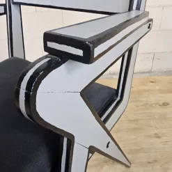 Pamono Vintage Cartoon Style Armchairs in Wood from Lavčević, Croatia, 1960s, Set of 2 Sale