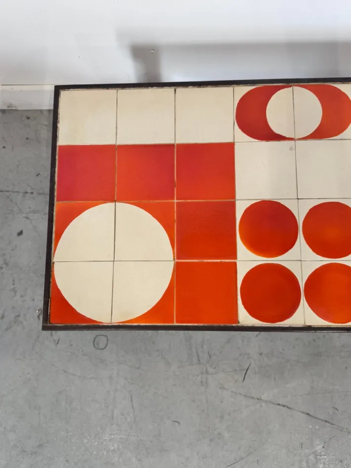 Pamono Vintage Ceramic Coffee Table by Roger Capron, 1960s Discount