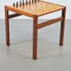 Pamono Vintage Chessboard Side Table and Chess Pieces, 1970s Clearance