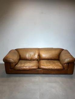 Pamono Vintage Cognac Leather Sofa