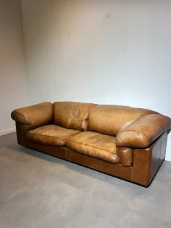Pamono Vintage Cognac Leather Sofa