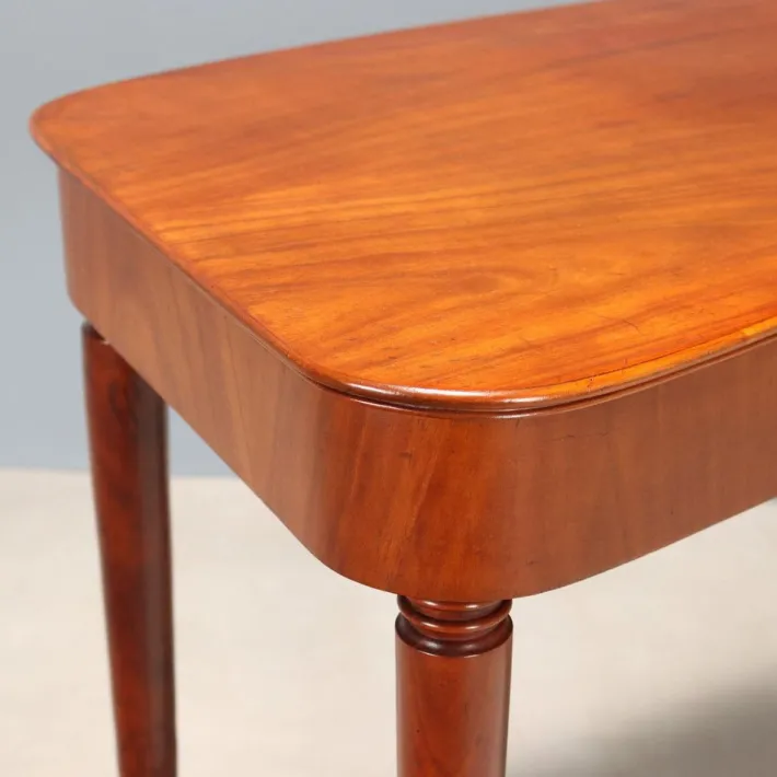 Pamono Vintage Console in Mahogany Veneer and Brass, Italy, 1950s Hot