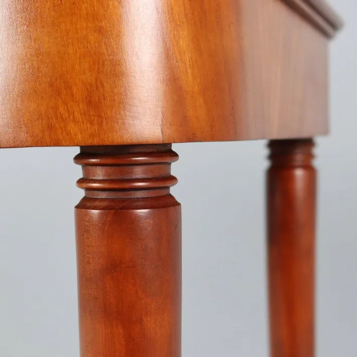 Pamono Vintage Console in Mahogany Veneer and Brass, Italy, 1950s Hot