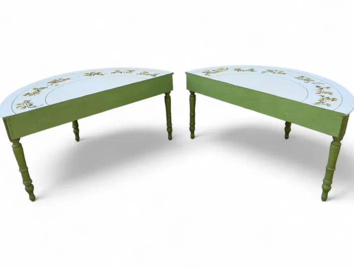 Pamono Vintage Console Tables in Fir Wood, 1940s Hot
