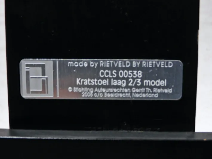 Pamono Vintage Crate Children's Chair by Gerrit Rietveld for Rietveld, 2005 Sale