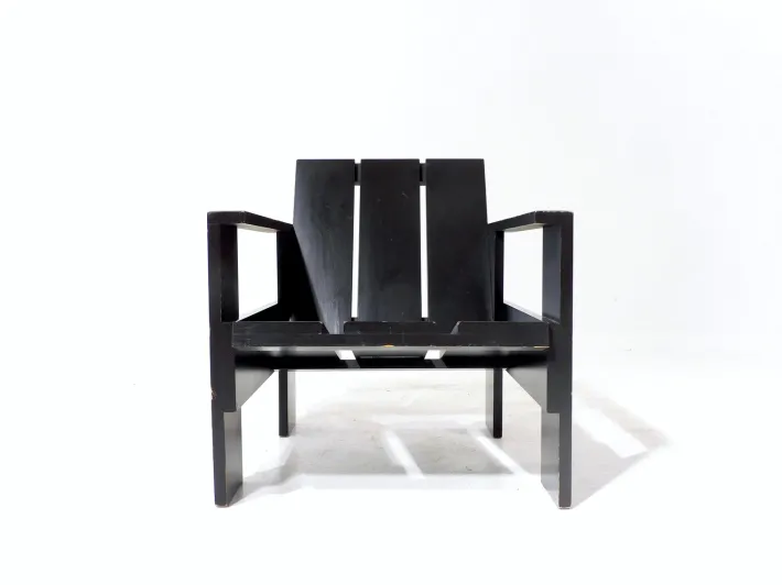 Pamono Vintage Crate Children's Chair by Gerrit Rietveld for Rietveld, 2005 Sale