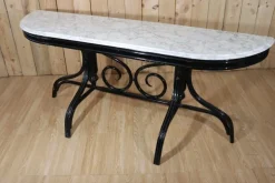 Pamono Vintage Curved Wooden Console Table, 1960 Outlet