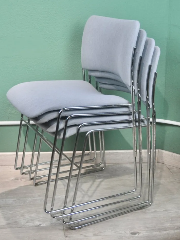 Pamono Vintage Danish Chairs by David Rowland, 1970s, Set of 4 Hot