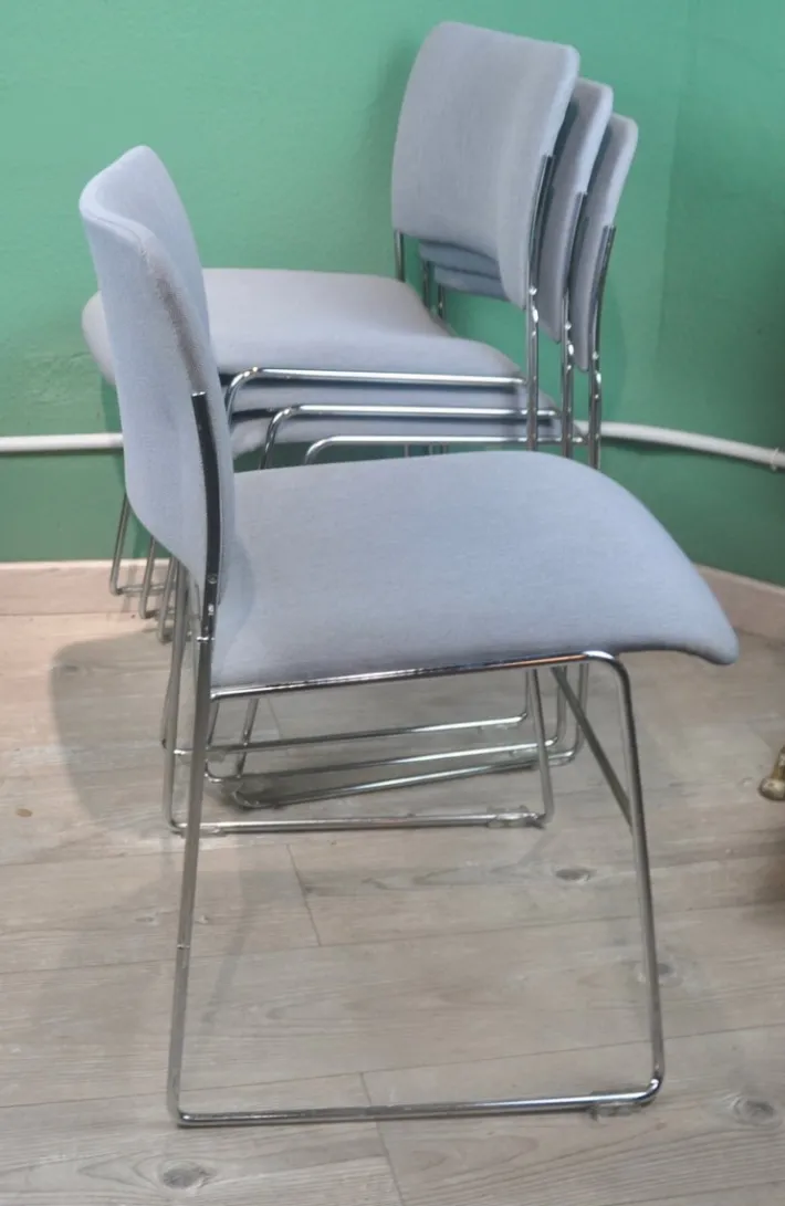 Pamono Vintage Danish Chairs by David Rowland, 1970s, Set of 4 Hot