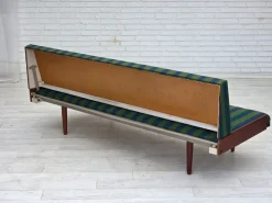 Pamono Vintage Danish Daybed in Furniture Wool and Teak, 1970s Discount