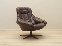 Pamono Vintage Danish Leather Swivel Chair by H.W. Klein for Bramin, 1960s Hot