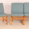 Pamono Vintage Danish Model 3232 Lounge Chairs in Oak by Borge Mogensen for Fredericia Stolefabrik, 1960s, Set of 4