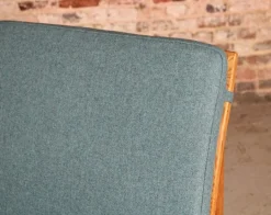 Pamono Vintage Danish Model 3232 Lounge Chairs in Oak by Borge Mogensen for Fredericia Stolefabrik, 1960s, Set of 4